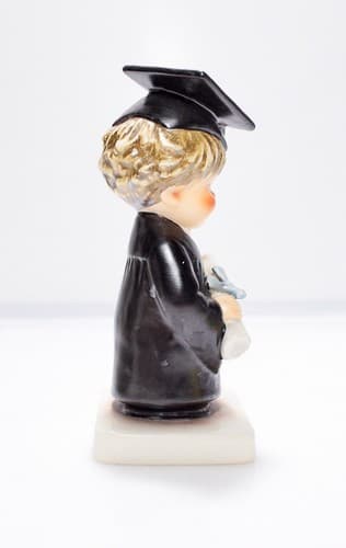 Vintage Goebel Hummel 1970 Charlot Byj #69 "Bachler Degree" Porcelain Figurine - Thumbnail 7
