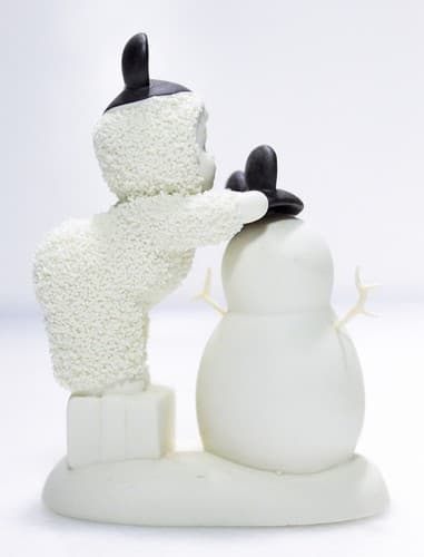 DEPARTMENT 56 "Be Like Mickey Too" Snowbabies Disney Showcase Porcelain Figurine - Thumbnail 3