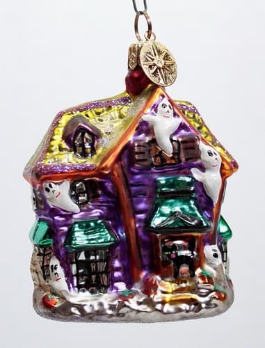 CHRISTOPHER RADKO "Howl Manor" Haunted House Gem Halloween Christmas Ornament - Thumbnail 8