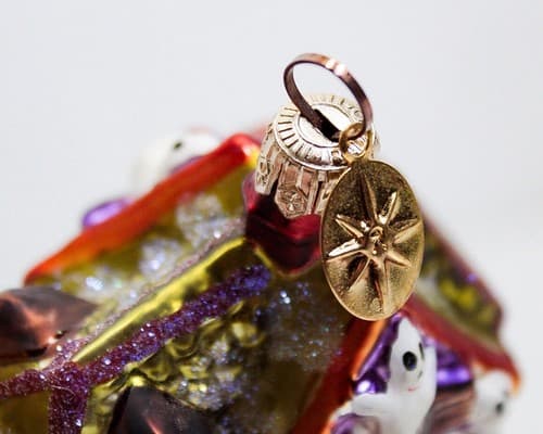 CHRISTOPHER RADKO "Howl Manor" Haunted House Gem Halloween Christmas Ornament - Thumbnail 9