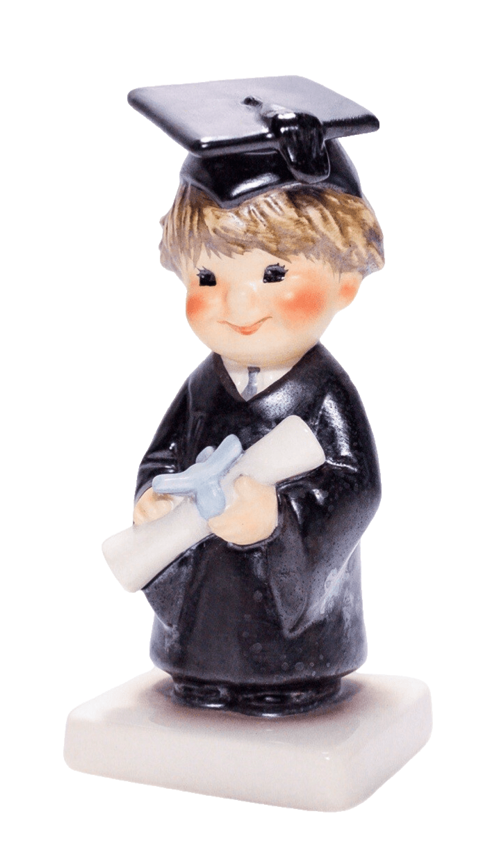 Vintage Goebel Hummel 1970 Charlot Byj #69 "Bachler Degree" Porcelain Figurine - Image 1
