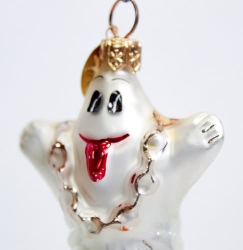 CHRISTOPHER RADKO "Boo Hoo" Little Gems Ghost Halloween Christmas Ornament - Thumbnail 6