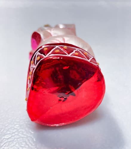 CHRISTOPHER RADKO Pearly Circus Pink Elephant Glass Christmas Ornament - Thumbnail 4