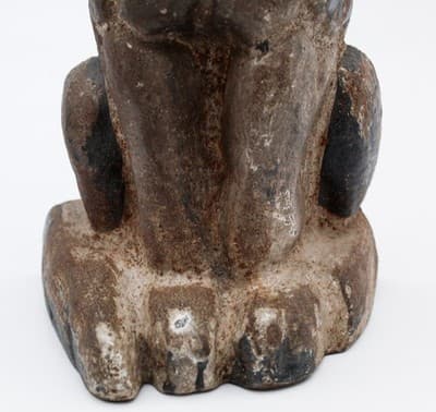 Antique Cast Iron Sitting Cat Animal Heavy Doorstop Figure 9" - Thumbnail 4