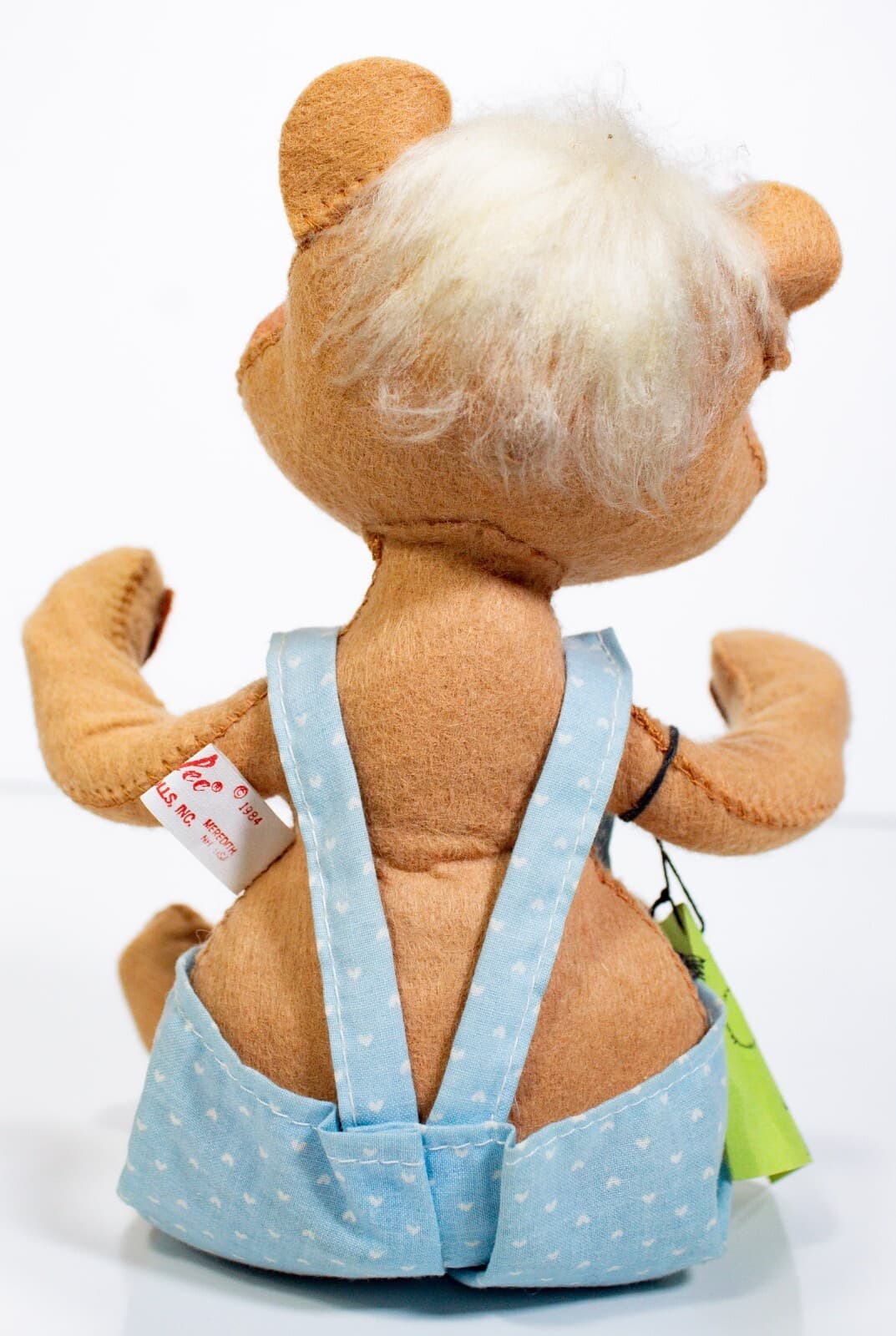 Vintage 1984 ANNALEE Mobilitee Bear With Bee Doll NEW WITH TAG 8 1/2" NWT - Thumbnail 2