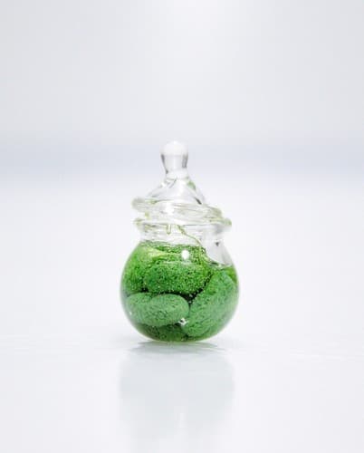Vintage Dollhouse Miniature Handcrafted Jar of Pickles Rare Accessory 1:12 - Thumbnail 4
