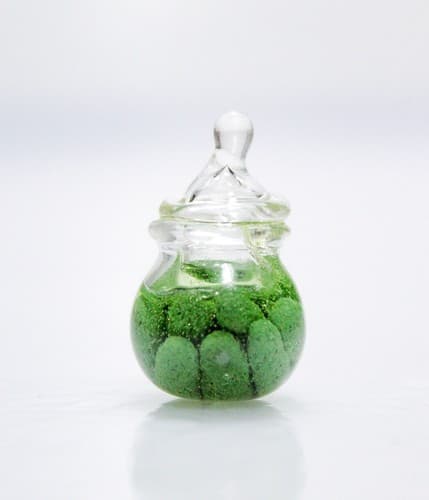 Vintage Dollhouse Miniature Handcrafted Jar of Pickles Rare Accessory 1:12 - Thumbnail 2