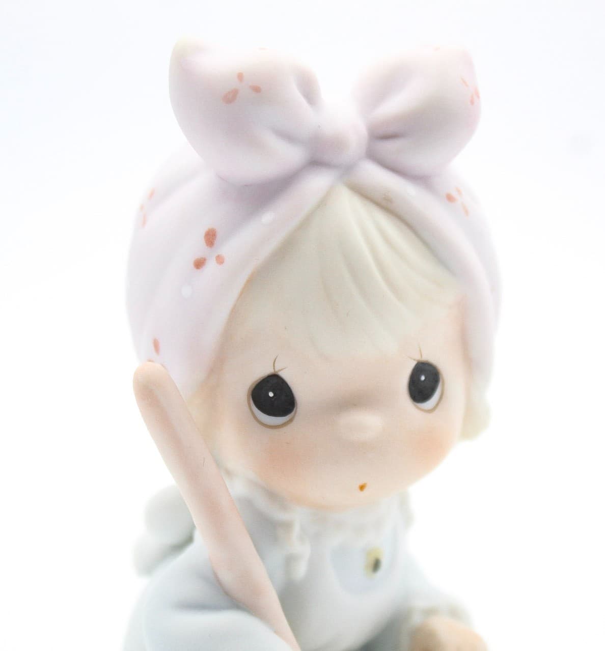 Precious Moments Sweep All Your Worries Away Enesco Porcelain Figurine 1989 - Thumbnail 6
