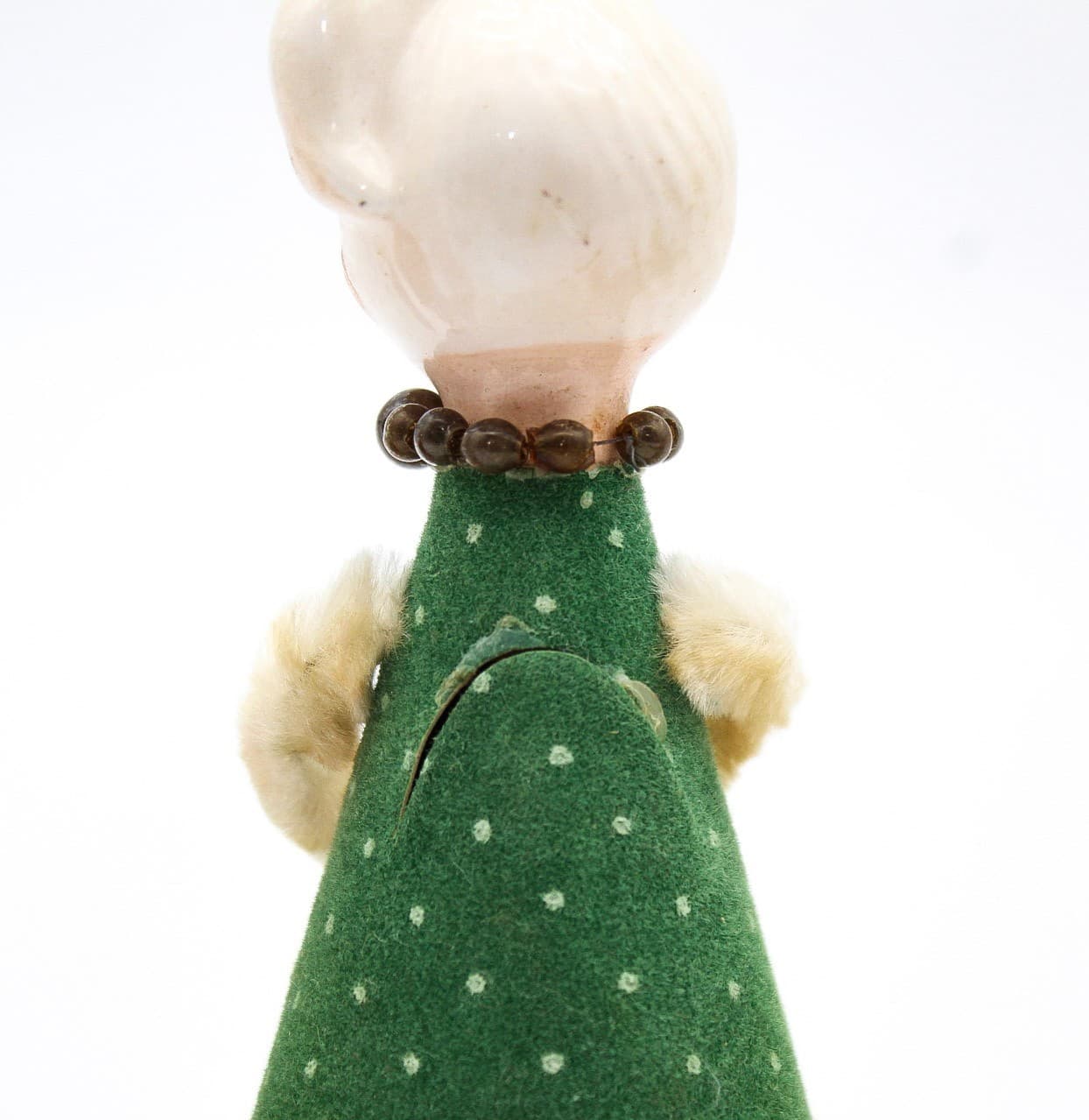 3 Vintage Holt Howard Choir Girls Japan Ceramic Head Christmas Decoration 5.5" - Thumbnail 8