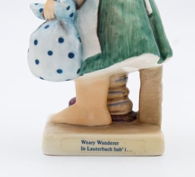 Hummel Goebel Weary Wanderer West Germany Vintage Porcelain Figurine TMK6 - Thumbnail 7