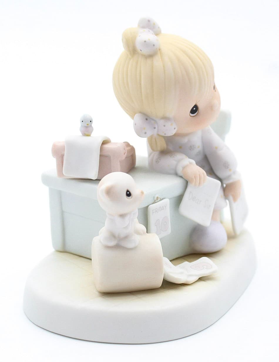 Precious Moments Praise The Lord Anyhow Enesco Porcelain Figurine 1982 - Thumbnail 3