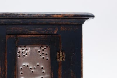 CJ's Artisan Vintage Miniature Dollhouse Jelly Cupboard Primitive Wood Cabinet - Thumbnail 5