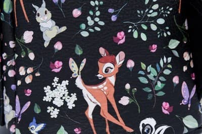 Loungefly Disney Parks Bambi Mini Backpack Black Forest Friends Embroidered New - Thumbnail 12