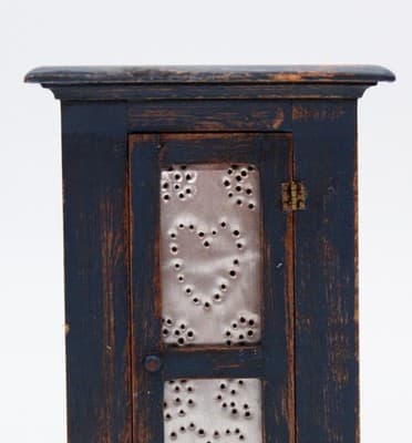 CJ's Artisan Vintage Miniature Dollhouse Jelly Cupboard Primitive Wood Cabinet - Thumbnail 3