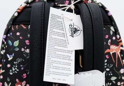 Loungefly Disney Parks Bambi Mini Backpack Black Forest Friends Embroidered New - Thumbnail 14