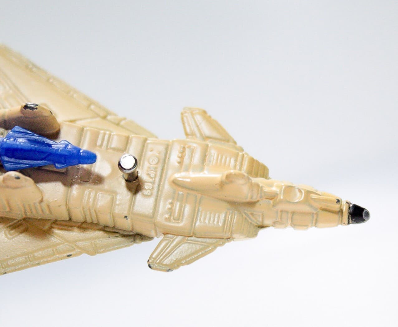 Set of 3 Vintage Kenner Mega Force KPT Airforce Fighter Cast Iron Jet Toys - Thumbnail 6