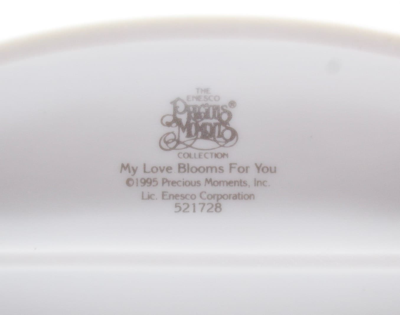 Precious Moments My Love Blooms For You Enesco Porcelain Figurine 1995 - Thumbnail 6