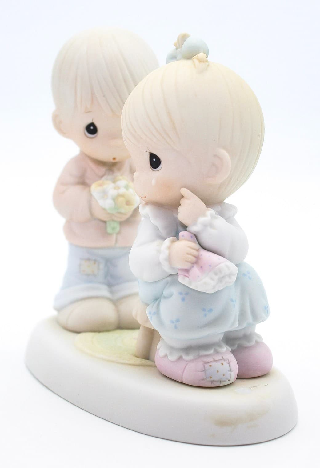 Precious Moments My Love Blooms For You Enesco Porcelain Figurine 1995 - Thumbnail 2