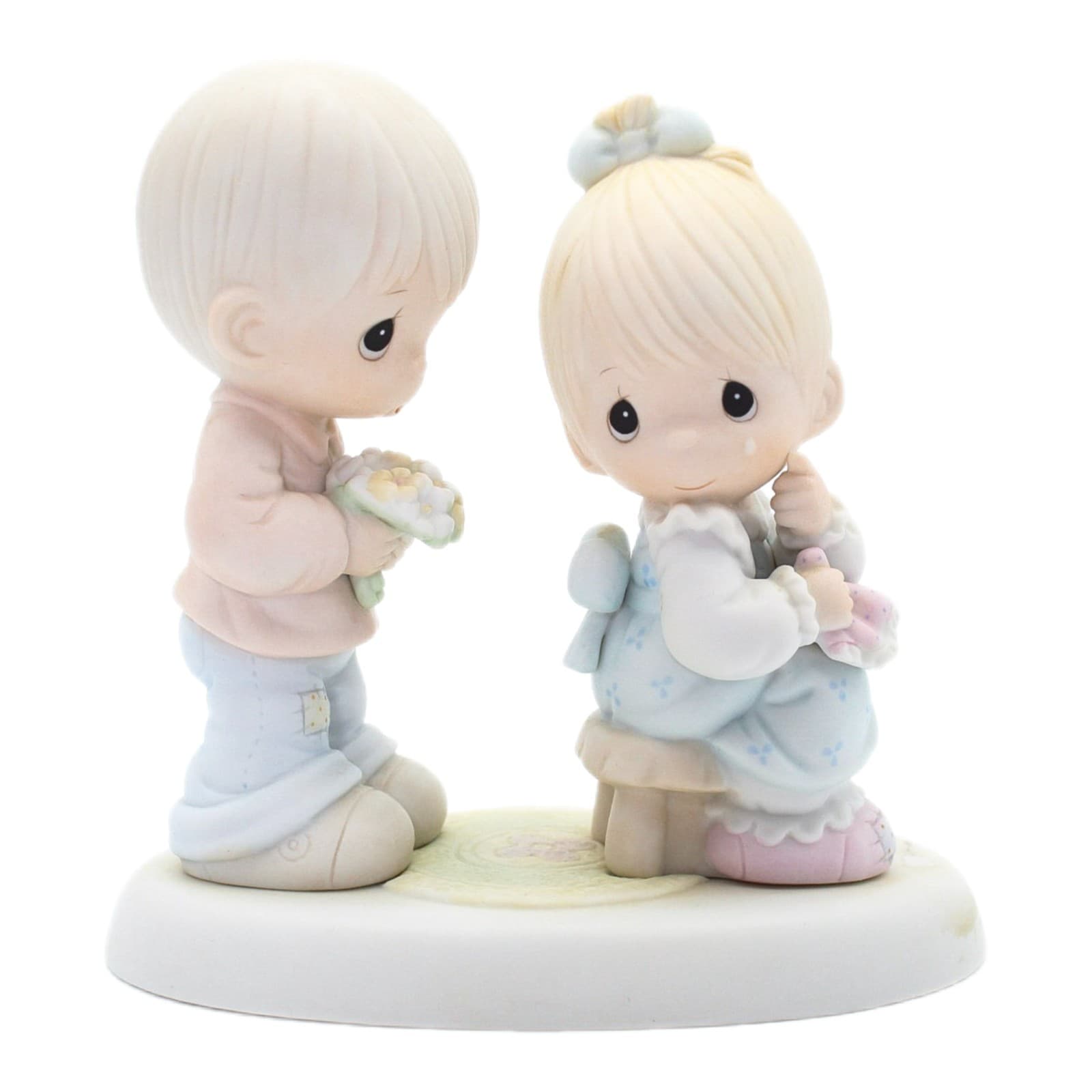 Precious Moments My Love Blooms For You Enesco Porcelain Figurine 1995 - Image 1