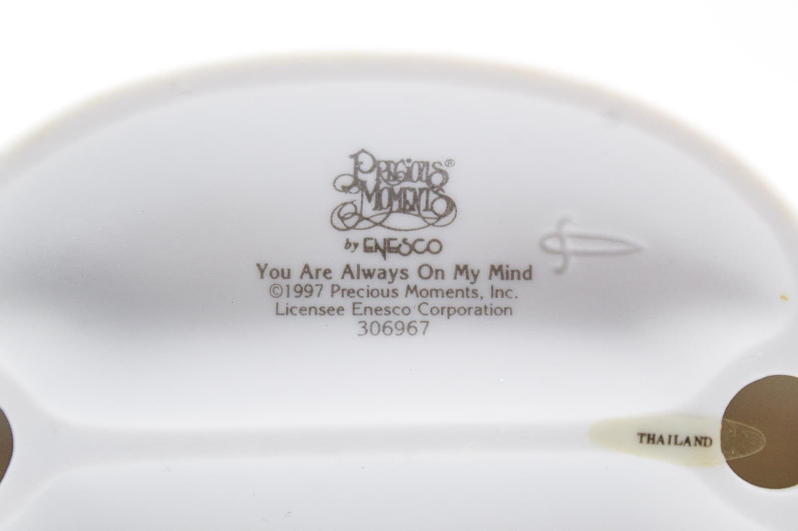 Precious Moments You Are Always On My Mind Enesco Porcelain Figurine 1997 - Thumbnail 7