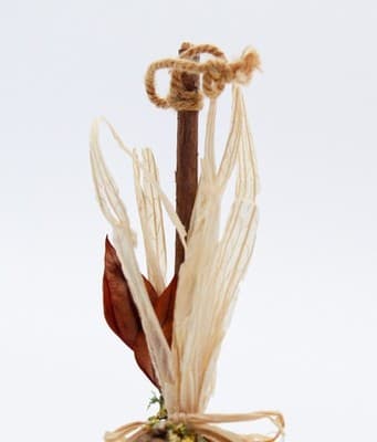 OOAK Miniature Dollhouse Broom w/ Assorted Corns Fall Autumn Decor 1:12 - Thumbnail 5