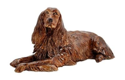 EVE PEARCE Handcrafted Cocker Spaniel Porcelain Dog Figure Sculpture OOAK - Image 1