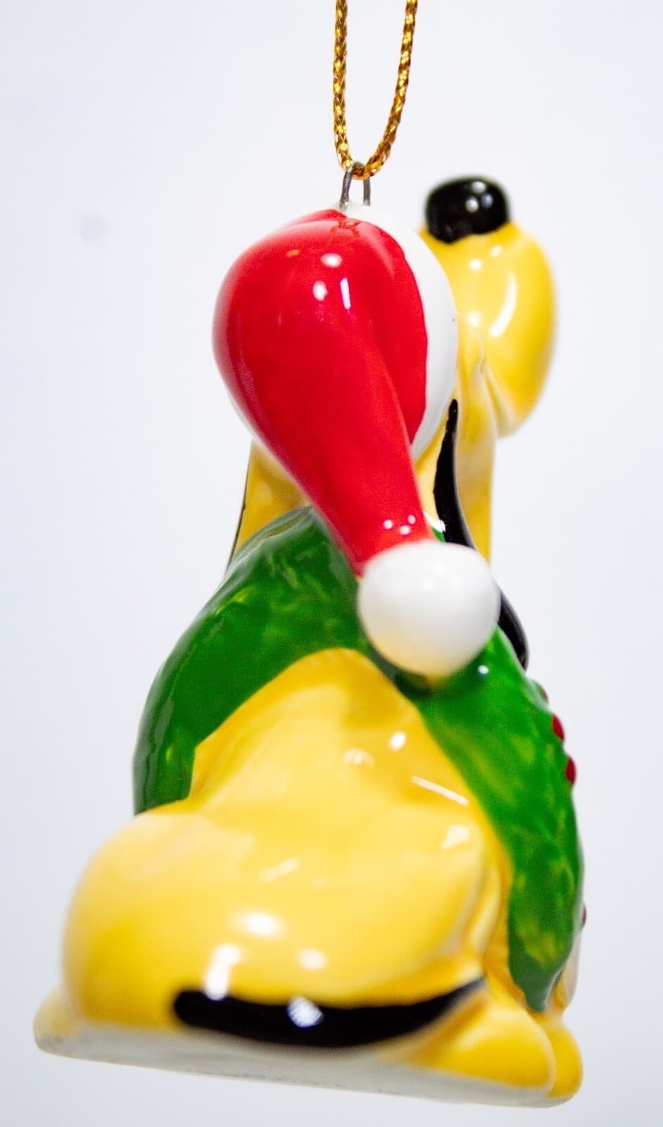 WALT DISNEY Japan Vintage Pluto Porcelain Decorative Christmas Ornament - Thumbnail 3