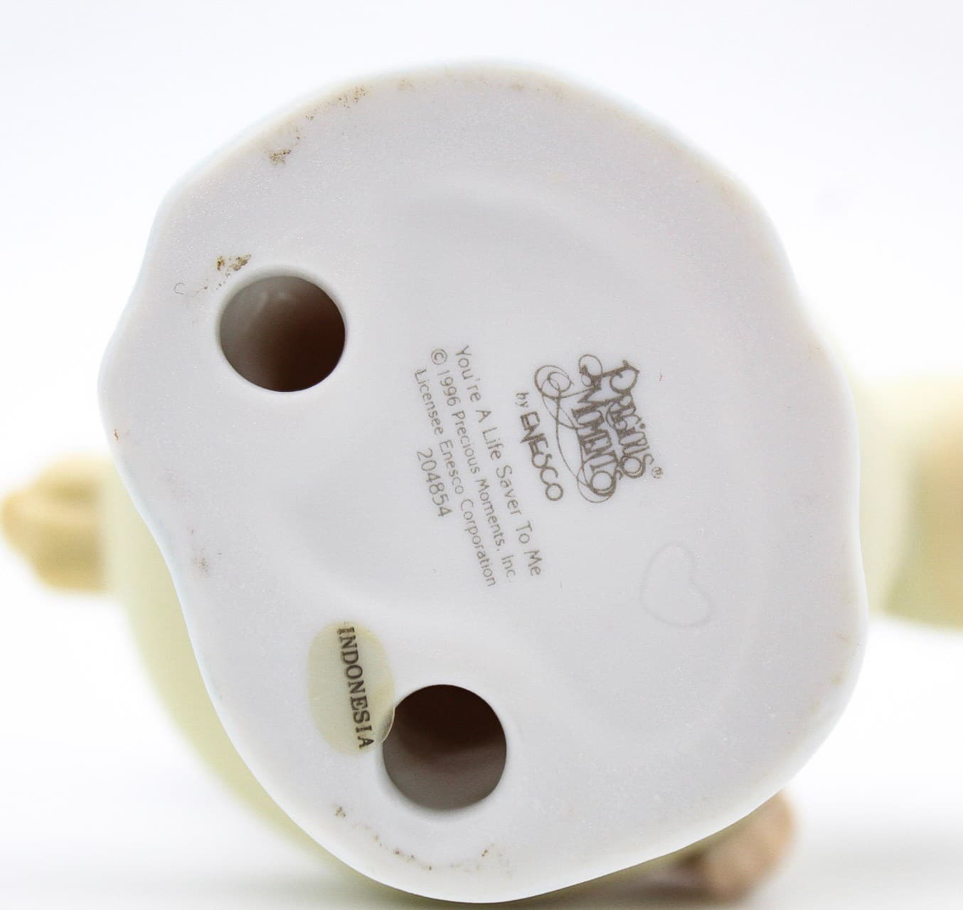 Precious Moments You're A Life Saver To Me Enesco Porcelain Figurine 1996 - Thumbnail 7