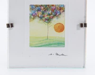 Jimageme France Watercolor Print Dollhouse Miniature Wall Art "July Day" - Thumbnail 5