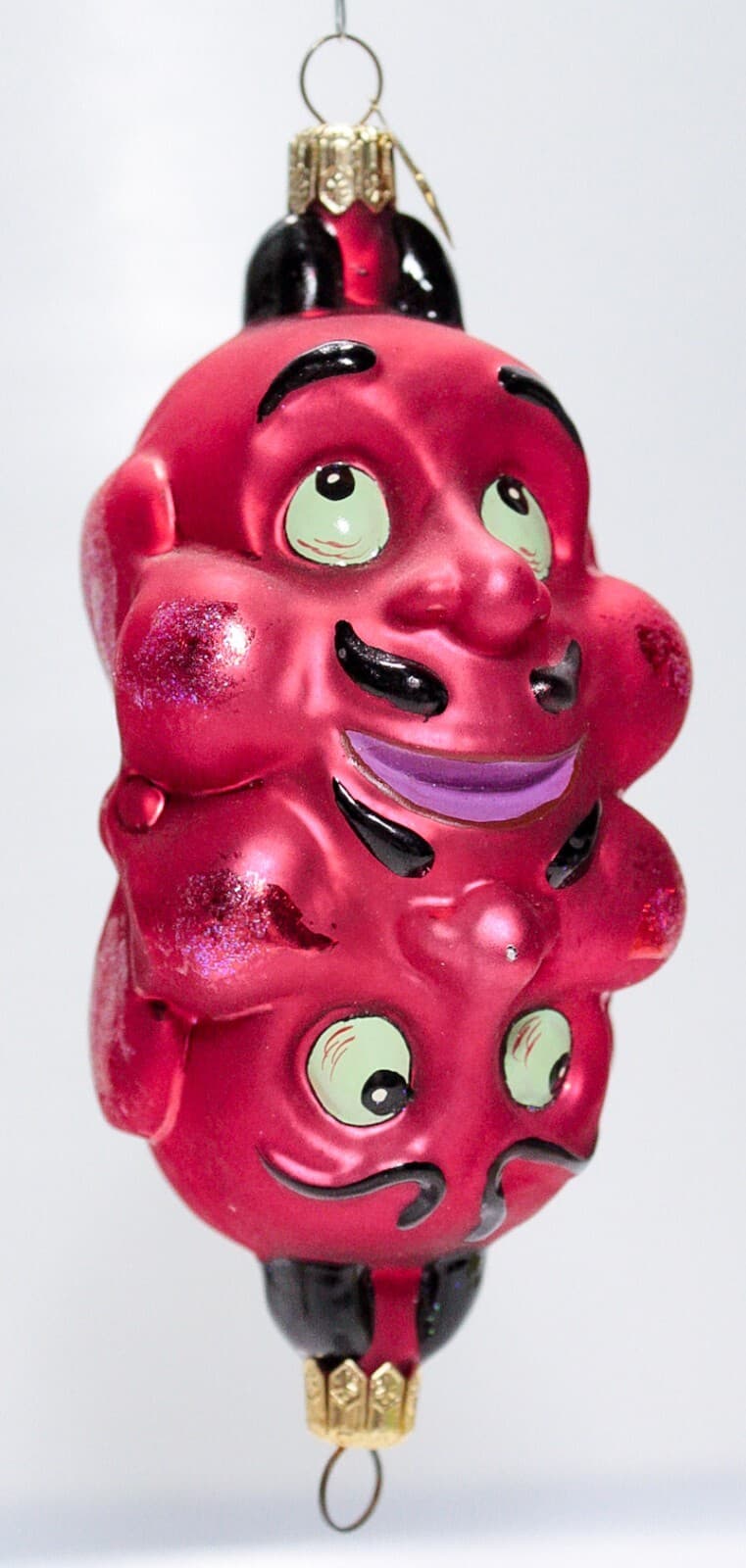 CHRISTOPHER RADKO "Double Crosser Devil" Halloween Glass Ornament 5" RETIRED - Thumbnail 8