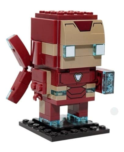 LEGO 41604 Brickheadz Iron Man Infinity War Building Kit RETIRED (No Manual) - Thumbnail 3