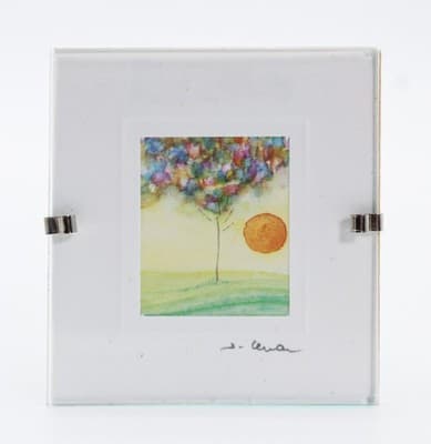 Jimageme France Watercolor Print Dollhouse Miniature Wall Art "July Day" - Thumbnail 6