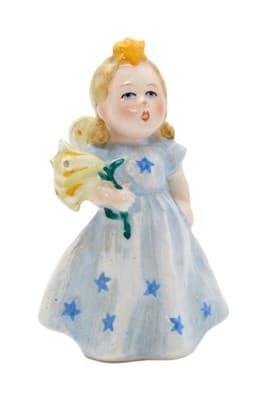 Hummel Geobel Made In Germany Star Angel With Flower Porcelain Figurine TMK2 - Image 1
