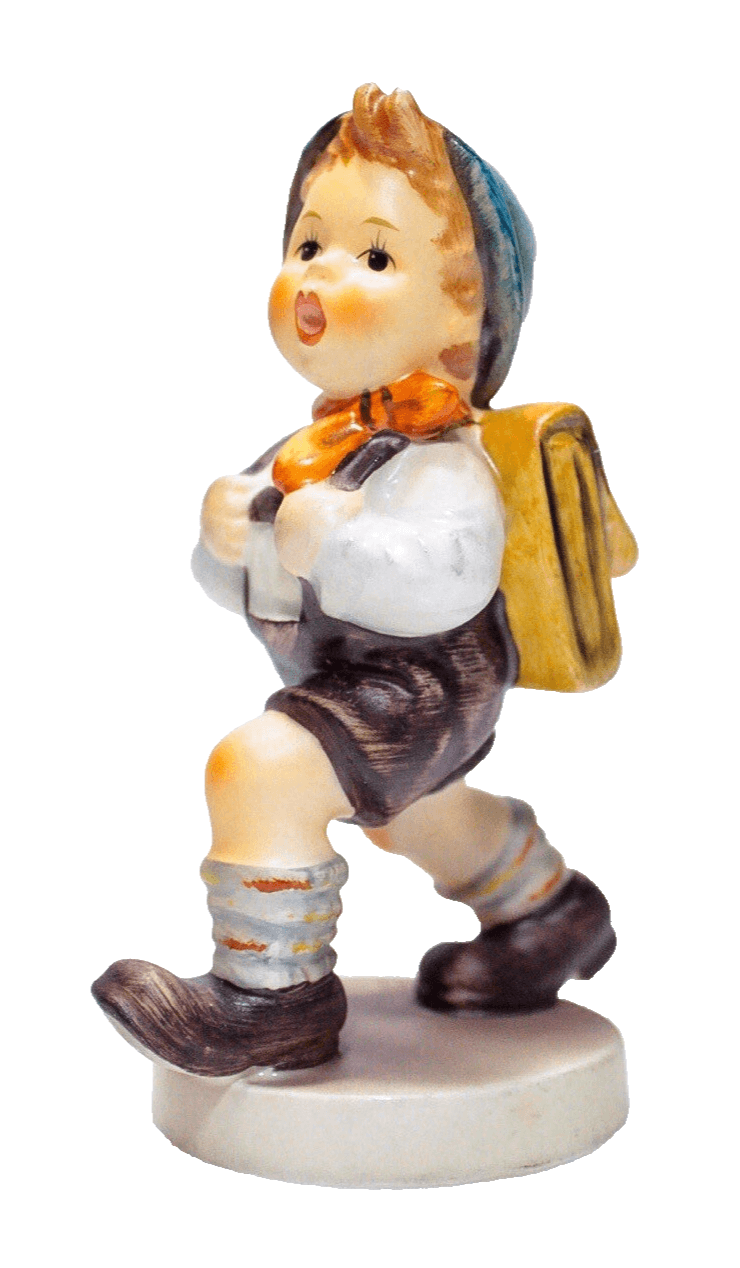 Vintage HUMMEL W. Germany "School Boy" Hand Painted Porcelain Figurine TMK3 - Image 1