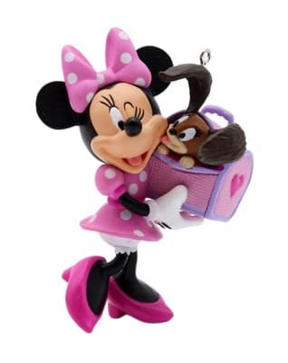 Hallmark Keepsake 2017 Girl's Best Friend Disney Minnie Christmas Ornament New - Image 1