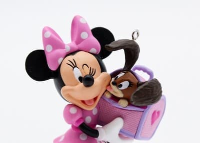 Hallmark Keepsake 2017 Girl's Best Friend Disney Minnie Christmas Ornament New - Thumbnail 4
