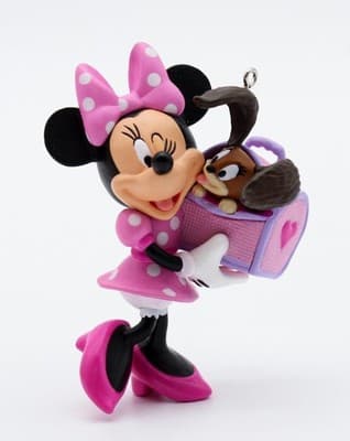 Hallmark Keepsake 2017 Girl's Best Friend Disney Minnie Christmas Ornament New - Thumbnail 3