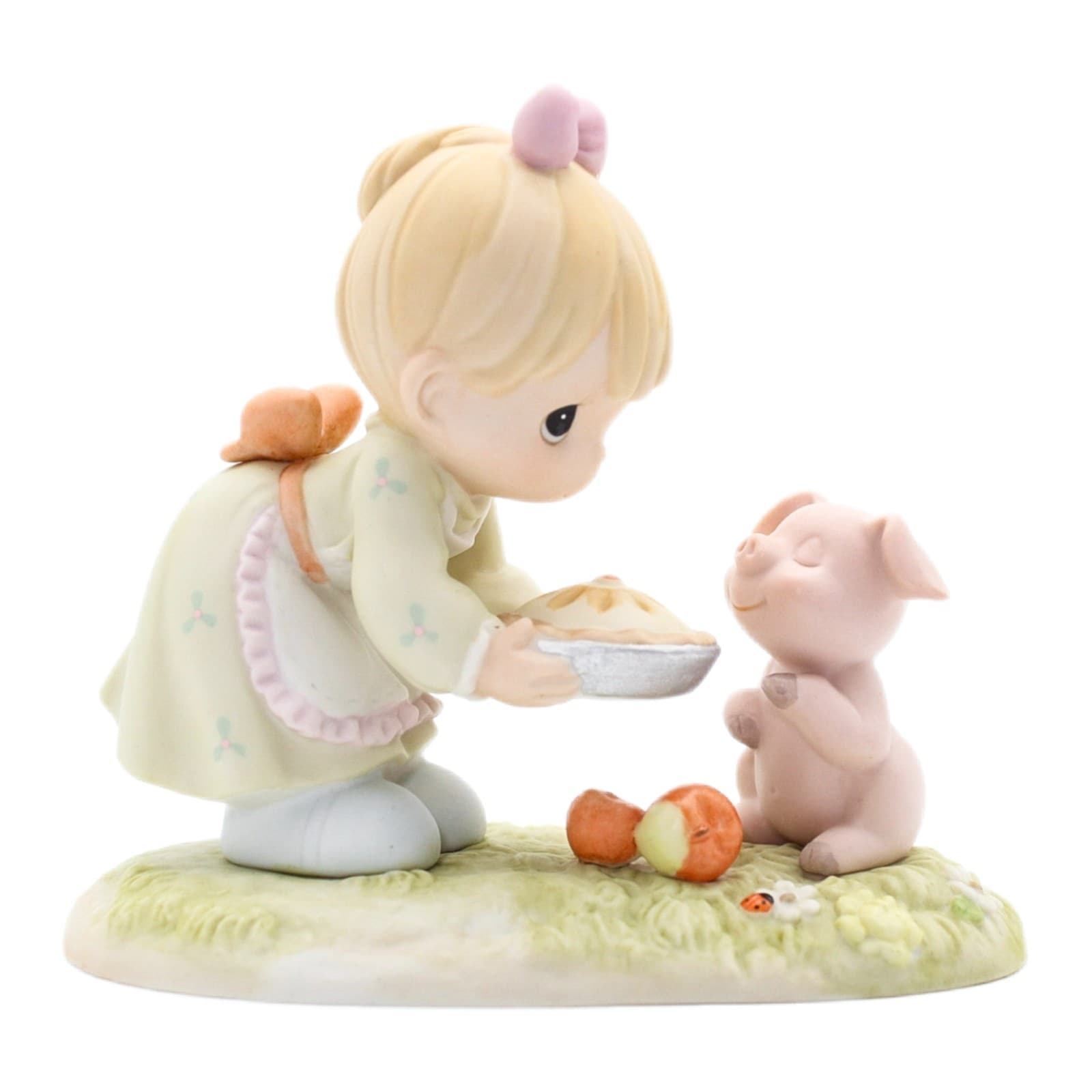 Precious Moments You're Just As Sweet as Pie Enesco Porcelain Figurine 1997 - Image 1