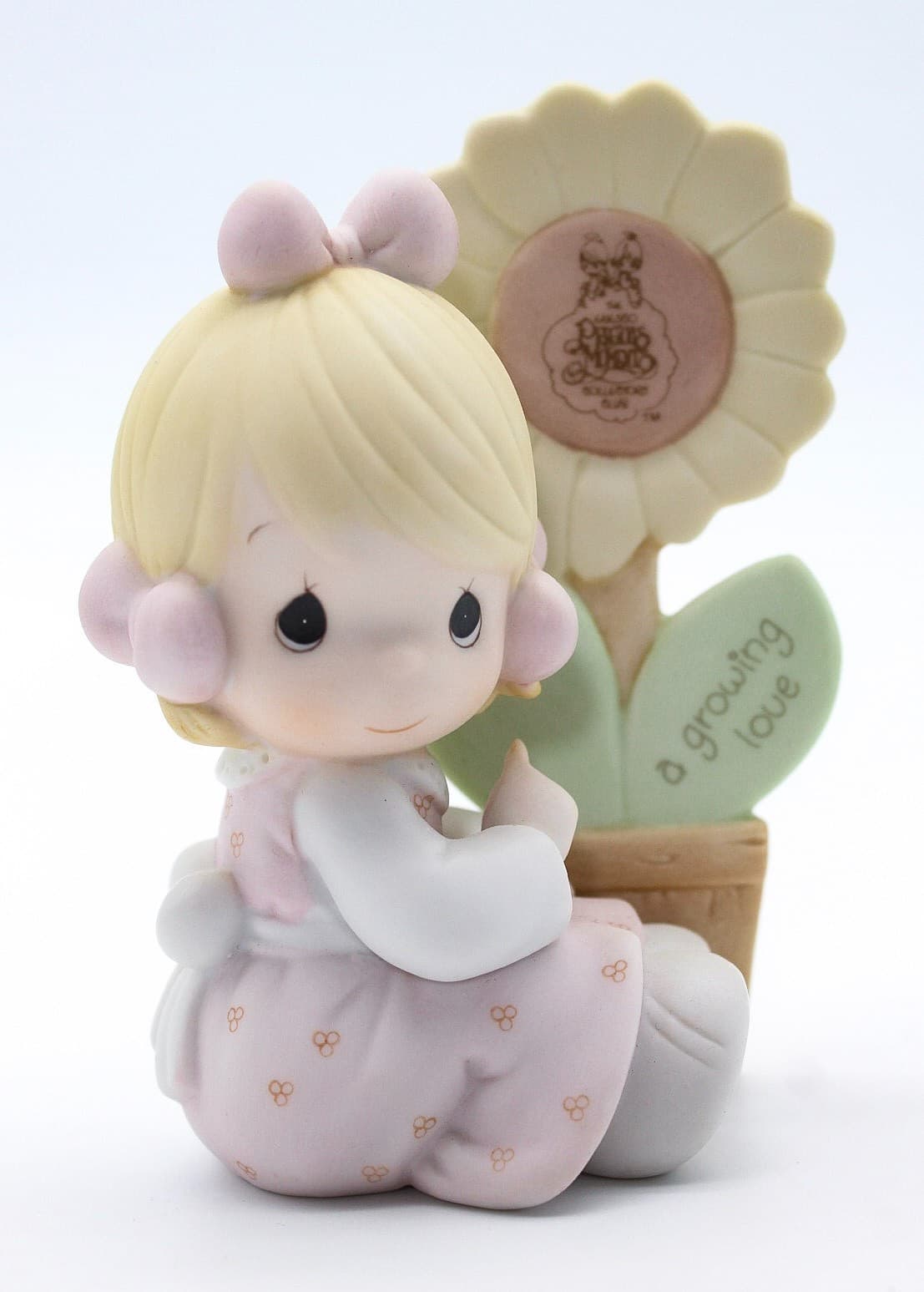 Precious Moments A Growing Love Enesco Porcelain Figurine 1987 - Thumbnail 7