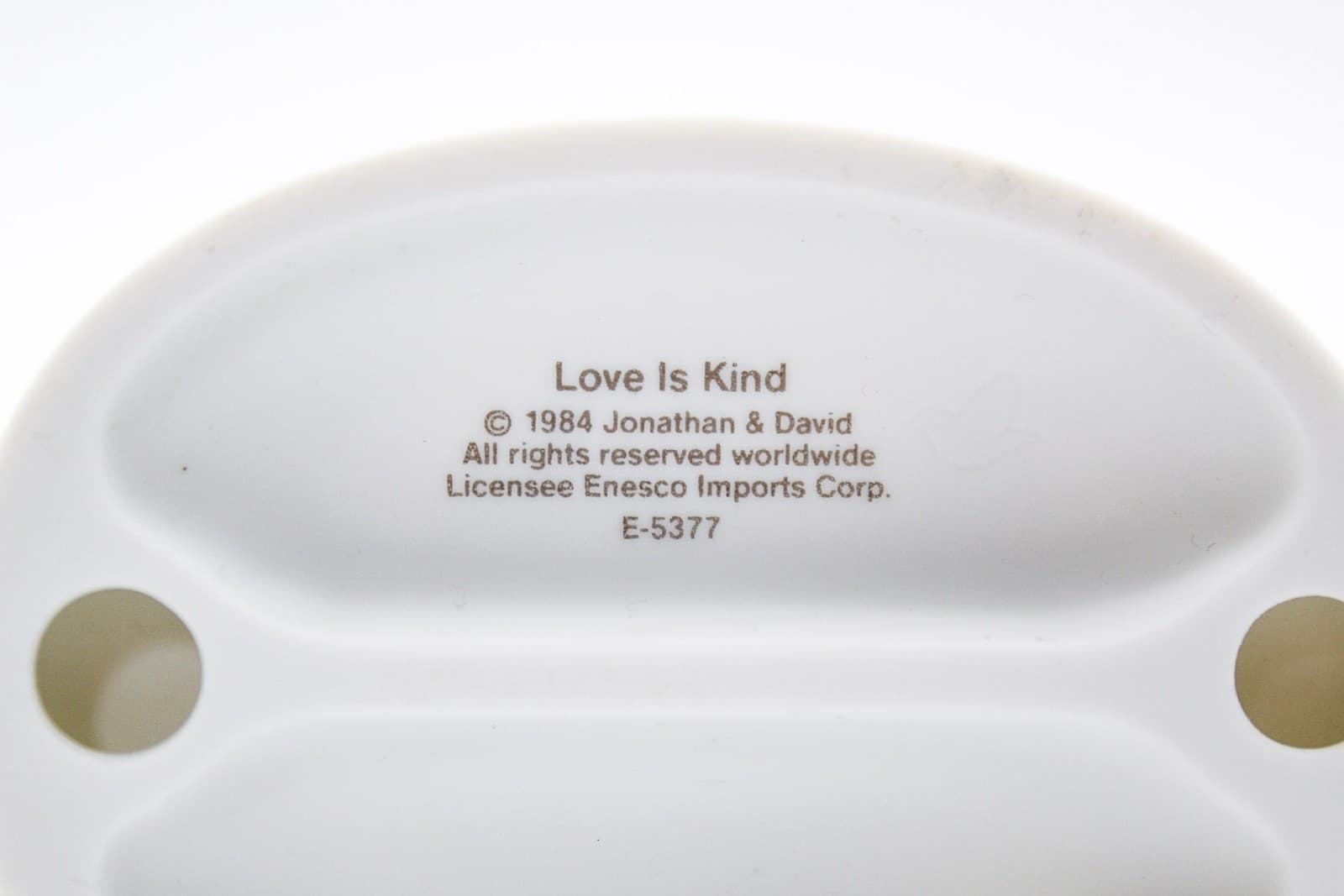 Precious Moments Love Is Kind Enesco Porcelain Figurine 1984 - Thumbnail 7