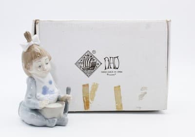 Nao By Lladro Spain Soup Time Glazed Porcelain Figurine Vintage In Box - Thumbnail 2