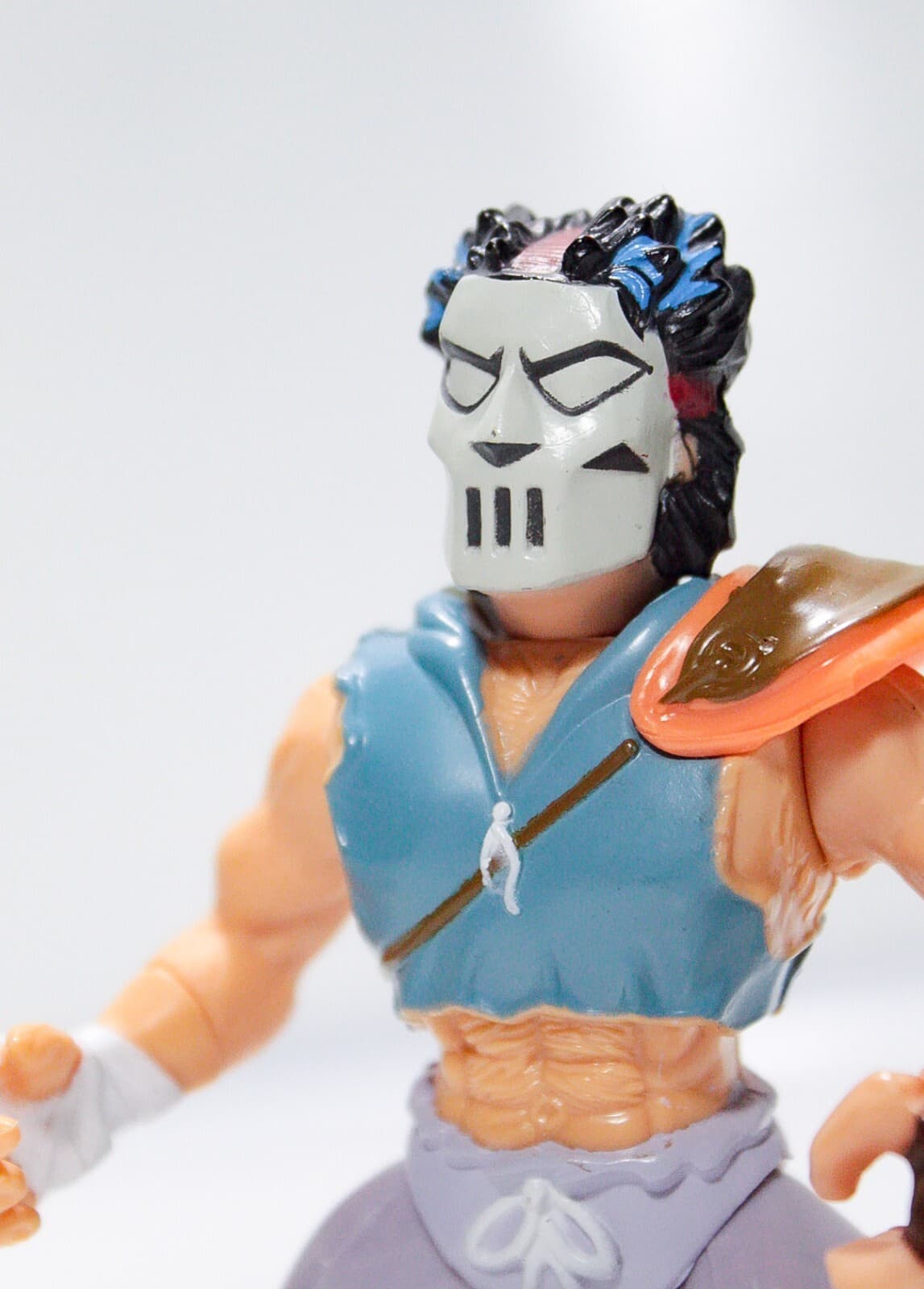 1989 Playmates CASEY JONES TMNT Teenage Mutant Ninja Turtle Action Figure Toy - Thumbnail 2