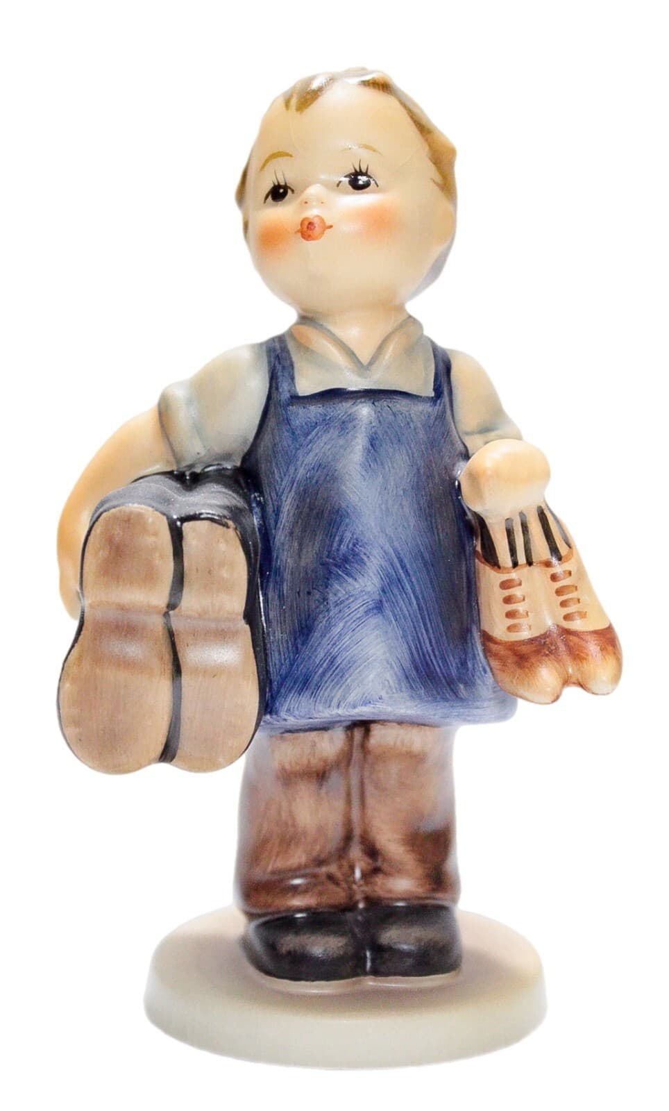 GOEBEL HUMMEL Germany "Boots" Hand Painted Porcelain Figurine TMK5 - Image 1