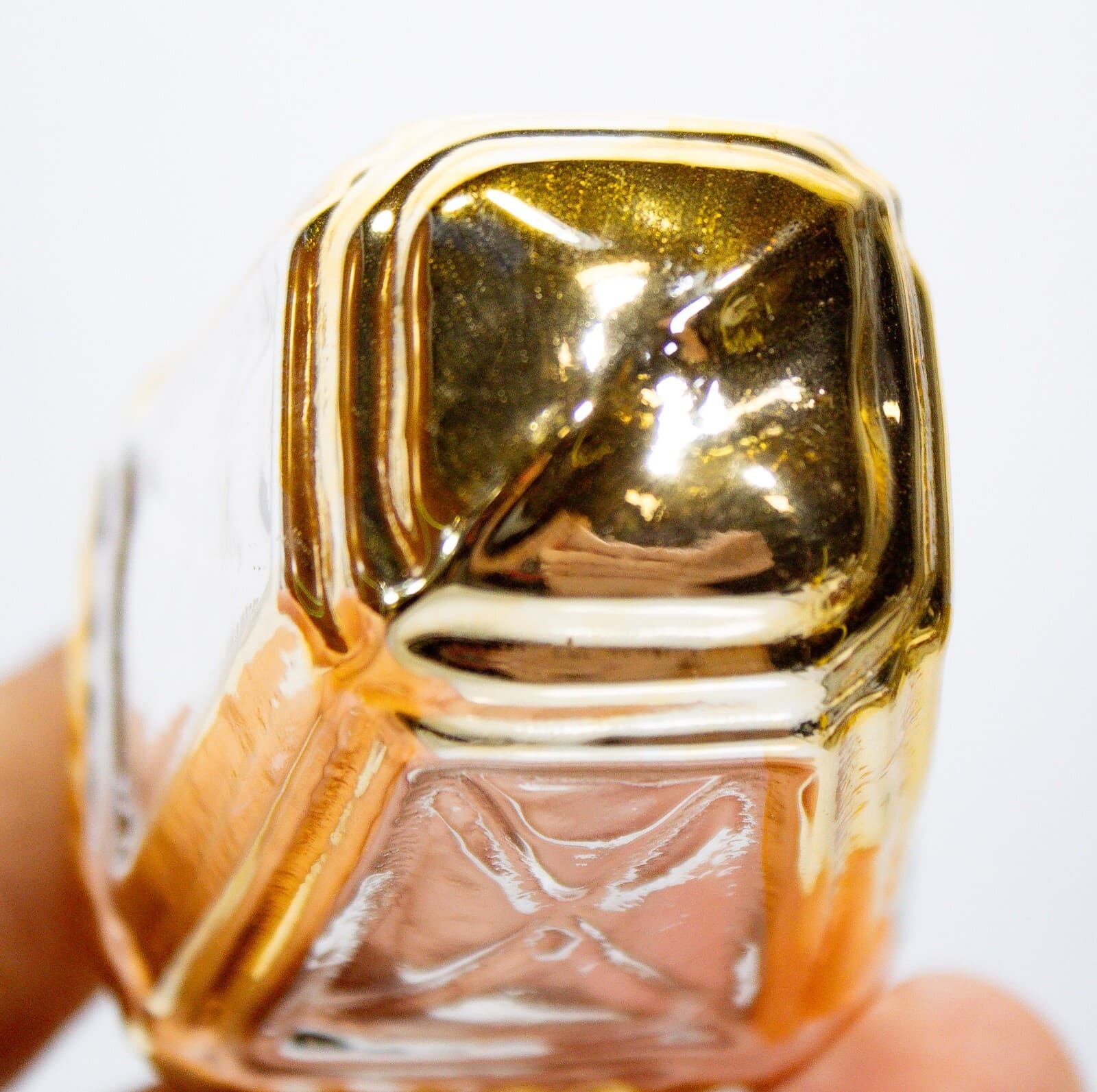 Vintage Made In Colombia Gold Silver Mercury Glass Lantern Christmas Ornament - Thumbnail 5