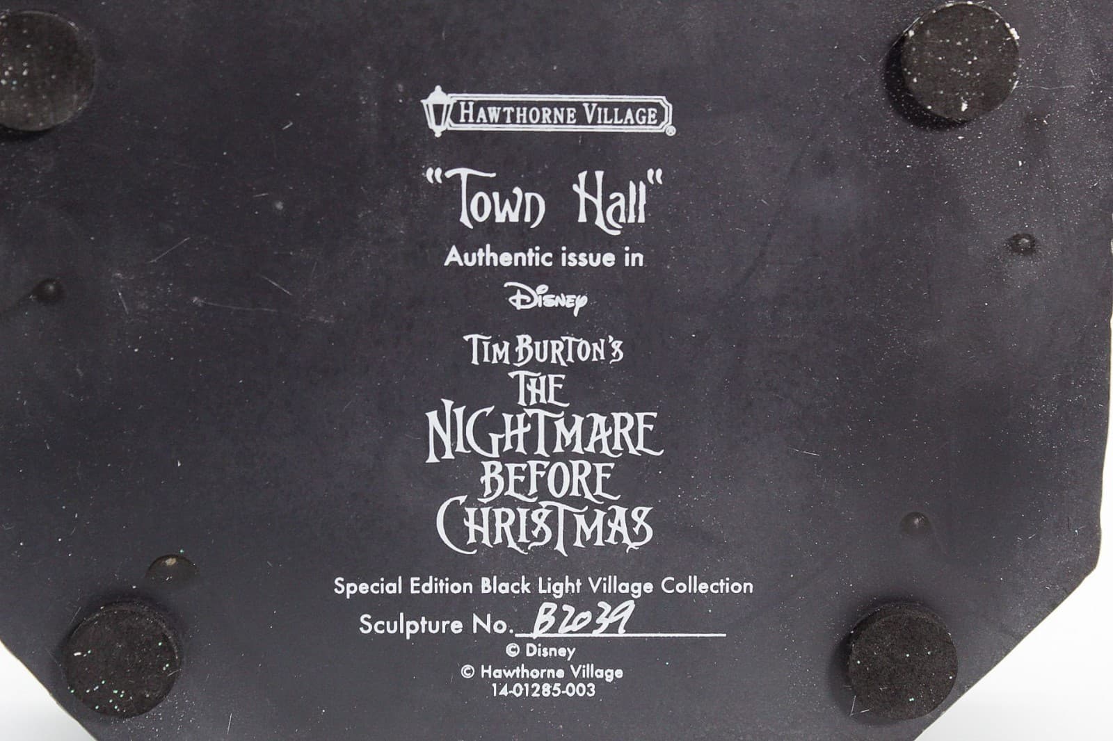 HAWTHORNE VILLAGE "Town Hall" Nightmare Before Christmas Hallowen Figure - Thumbnail 7