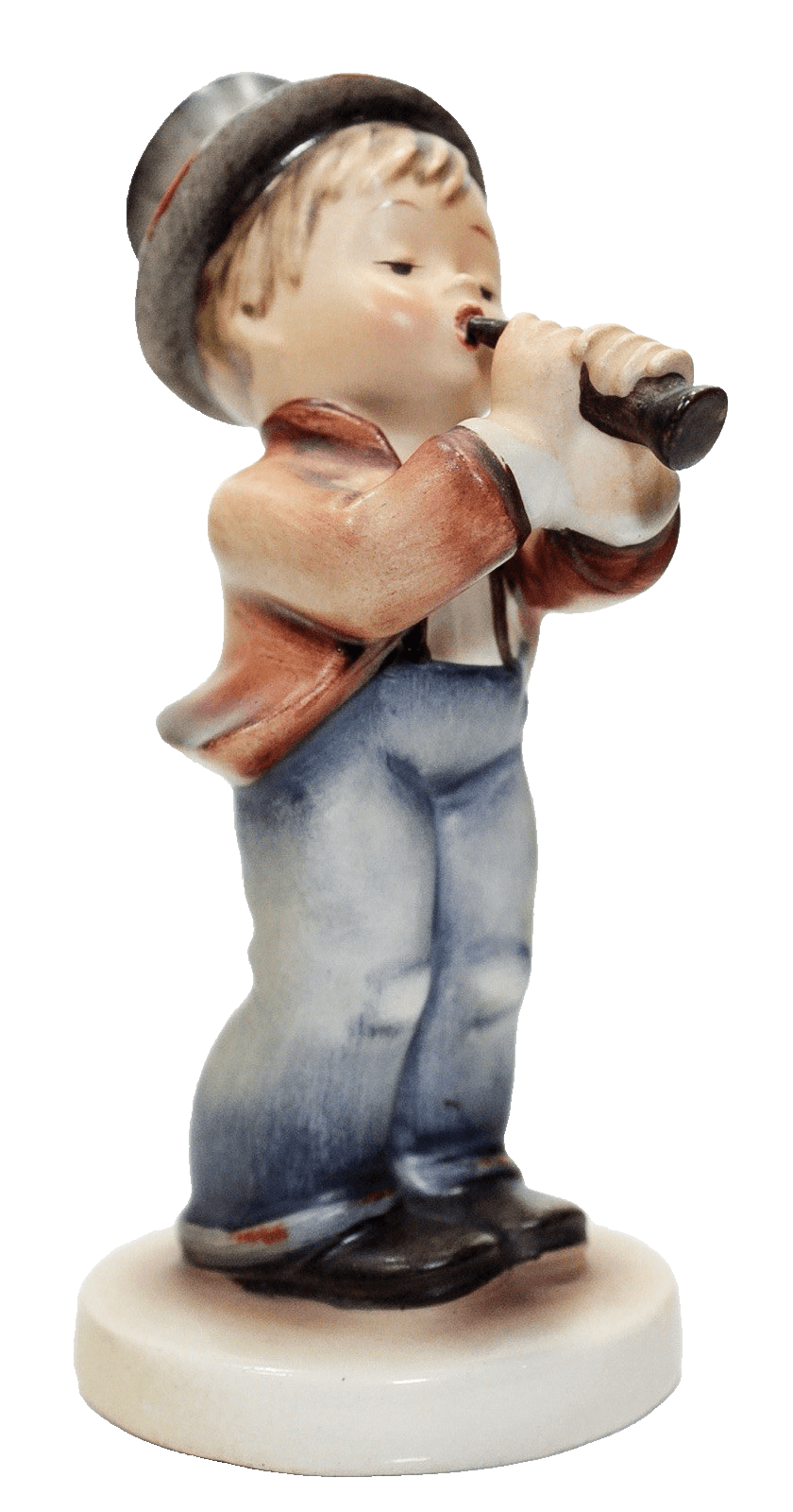 Hummel "Serenade" TMK2 Hand Painted Boy Made In Germany Porcelain Figurine - Image 1