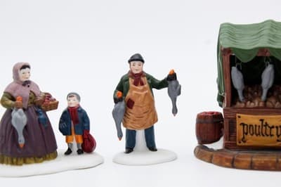 Department 56 Poultry Market Heritage Village Collection Accessories 3pcs - Thumbnail 7