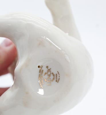 Vintage LENOX China Jewels Collection Jeweled Polar Bear Porcelain Figurine - Thumbnail 3