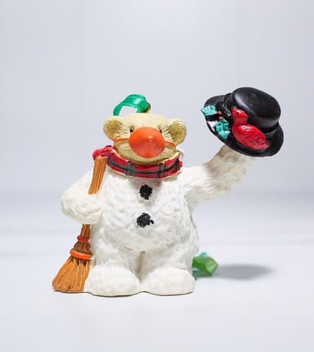 Vintage Muffy Vanderbear "Snowbear" Bear Christmas Ornament In Box - Thumbnail 2