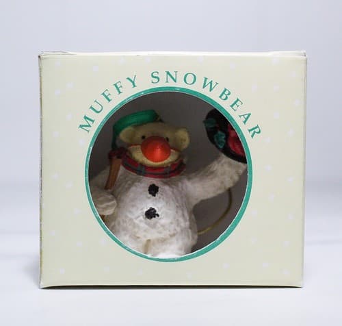 Vintage Muffy Vanderbear "Snowbear" Bear Christmas Ornament In Box - Thumbnail 3